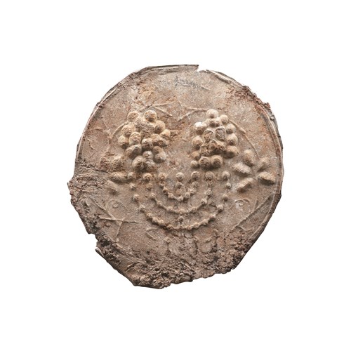 A Very Rare Roman Period Jewish Lead Roundel